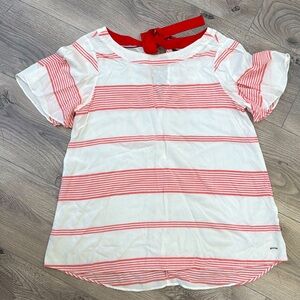 Tommy Hilfiger Short Sleeve Stripe Nautical Top Size S